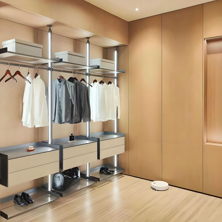 河北夏洛特建材匠心打造铝合金衣柜型材 赋能轻奢定制衣帽间新生态